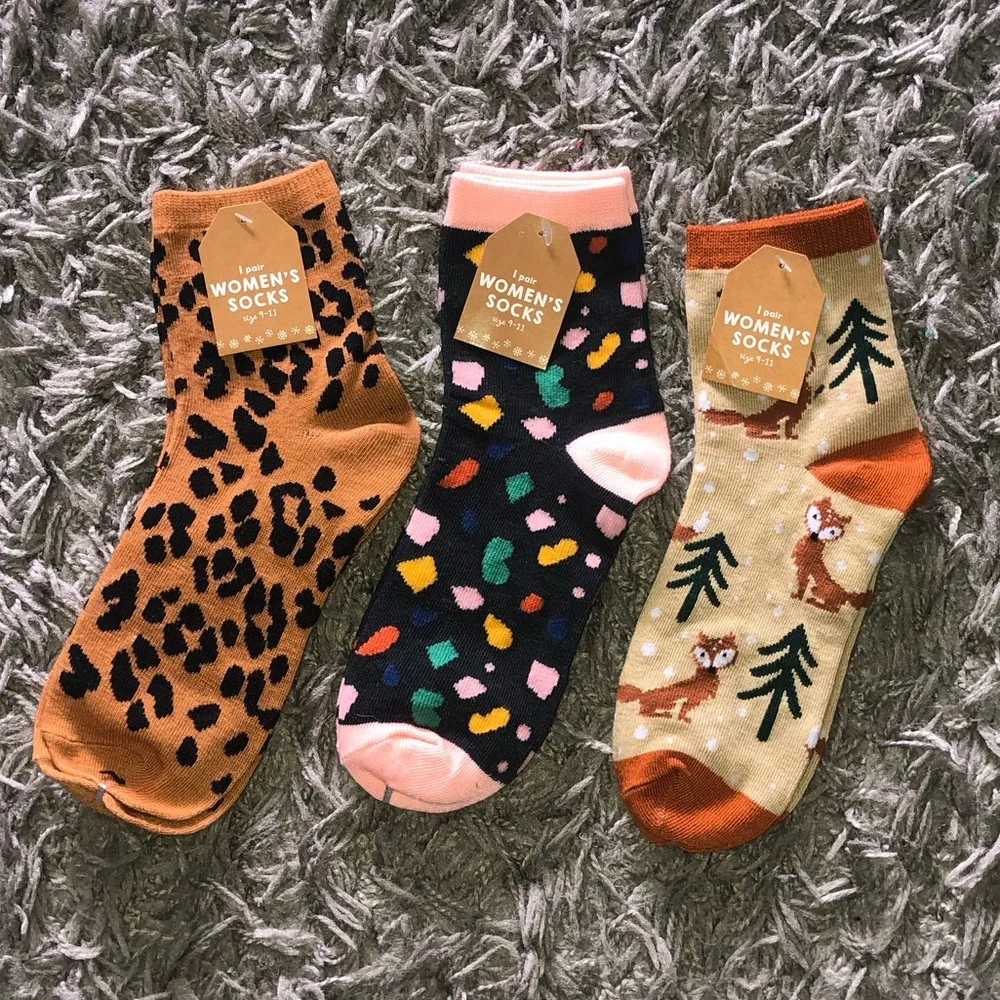 Women’s Socks, Sock Size 9-11, New With Tags